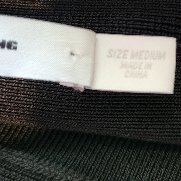 T Alexander Wang womens black bandage above the knee length fitted dress size M - Picture 11 of 12